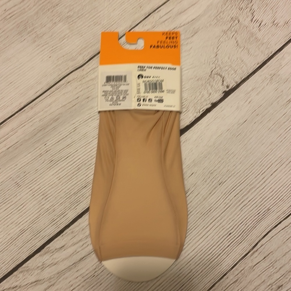 NWT HUE peep toe perfect edge liner sock​​​ - Picture 2 of 3